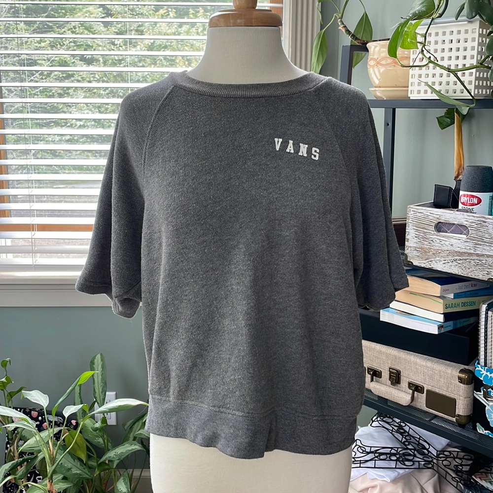 Vans Short Sleeve Sweatshirt Top